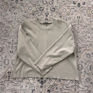 Men's Classic Sweater in Light Gray